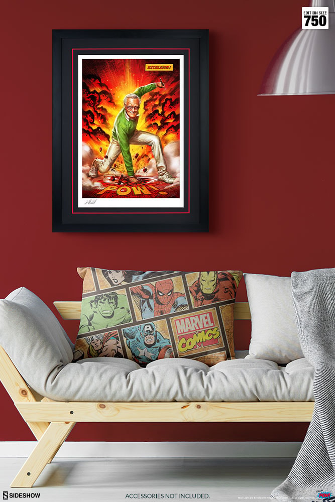 Stan Lee Excelsior! Art Print  Exclusive Edition View 3