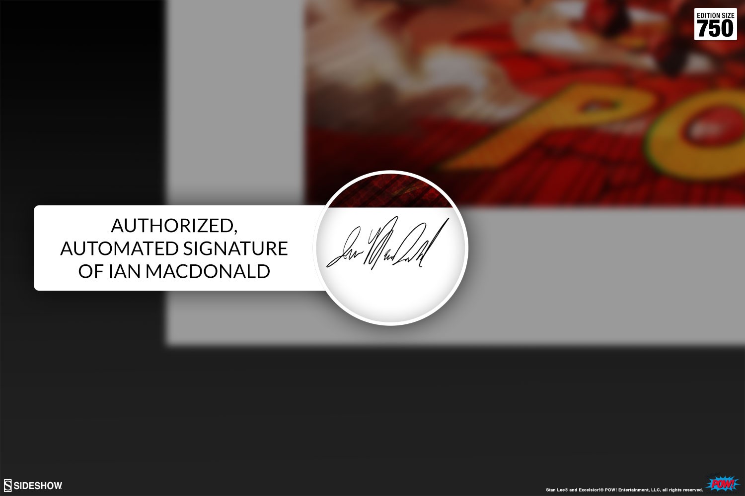 Stan Lee Excelsior! Art Print  Exclusive Edition View 4