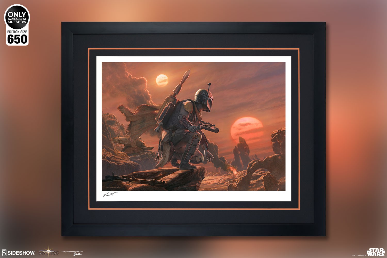 Star Wars Boba Fett: Dead or Alive Art Print  Exclusive Edition View 2