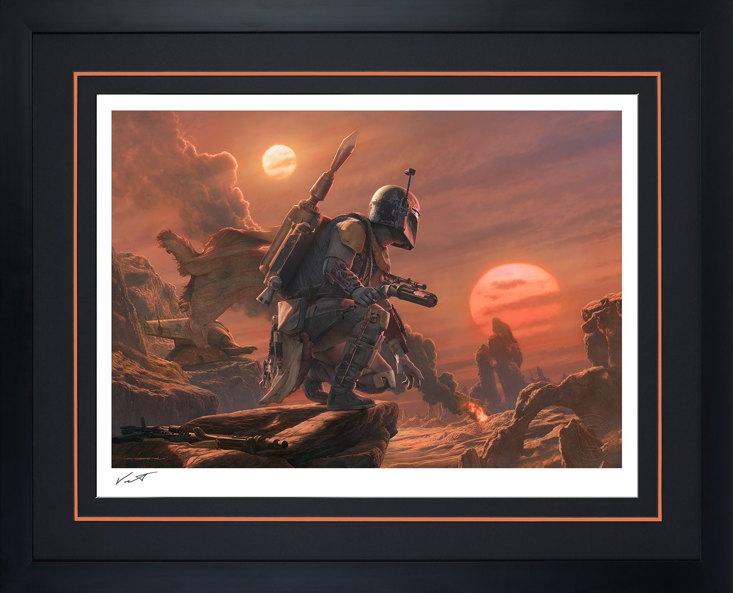 Star Wars Boba Fett: Dead or Alive Art Print  Exclusive Edition View 7