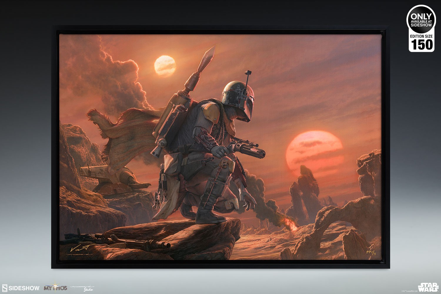Star Wars Boba Fett: Dead or Alive Art Print  Exclusive Edition View 2
