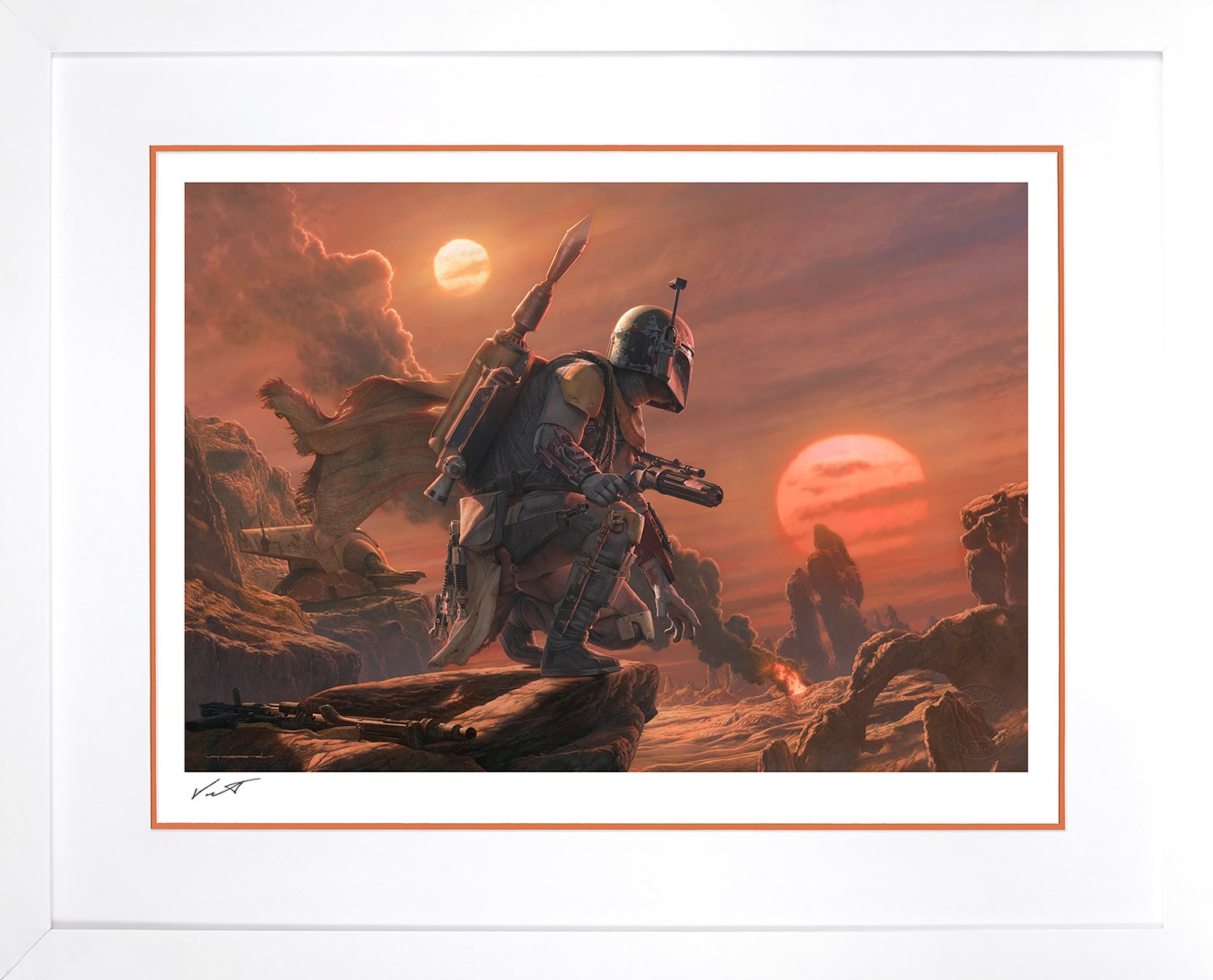 Star Wars Boba Fett: Dead or Alive Art Print  Exclusive Edition View 7