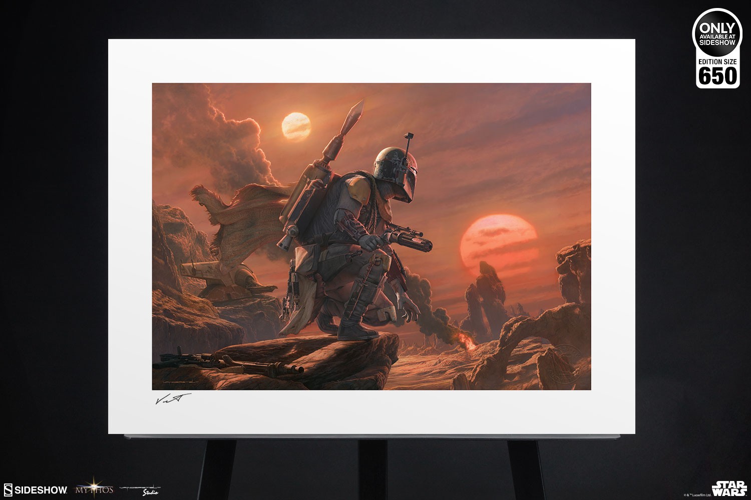 Star Wars Boba Fett: Dead or Alive Art Print  Exclusive Edition View 2