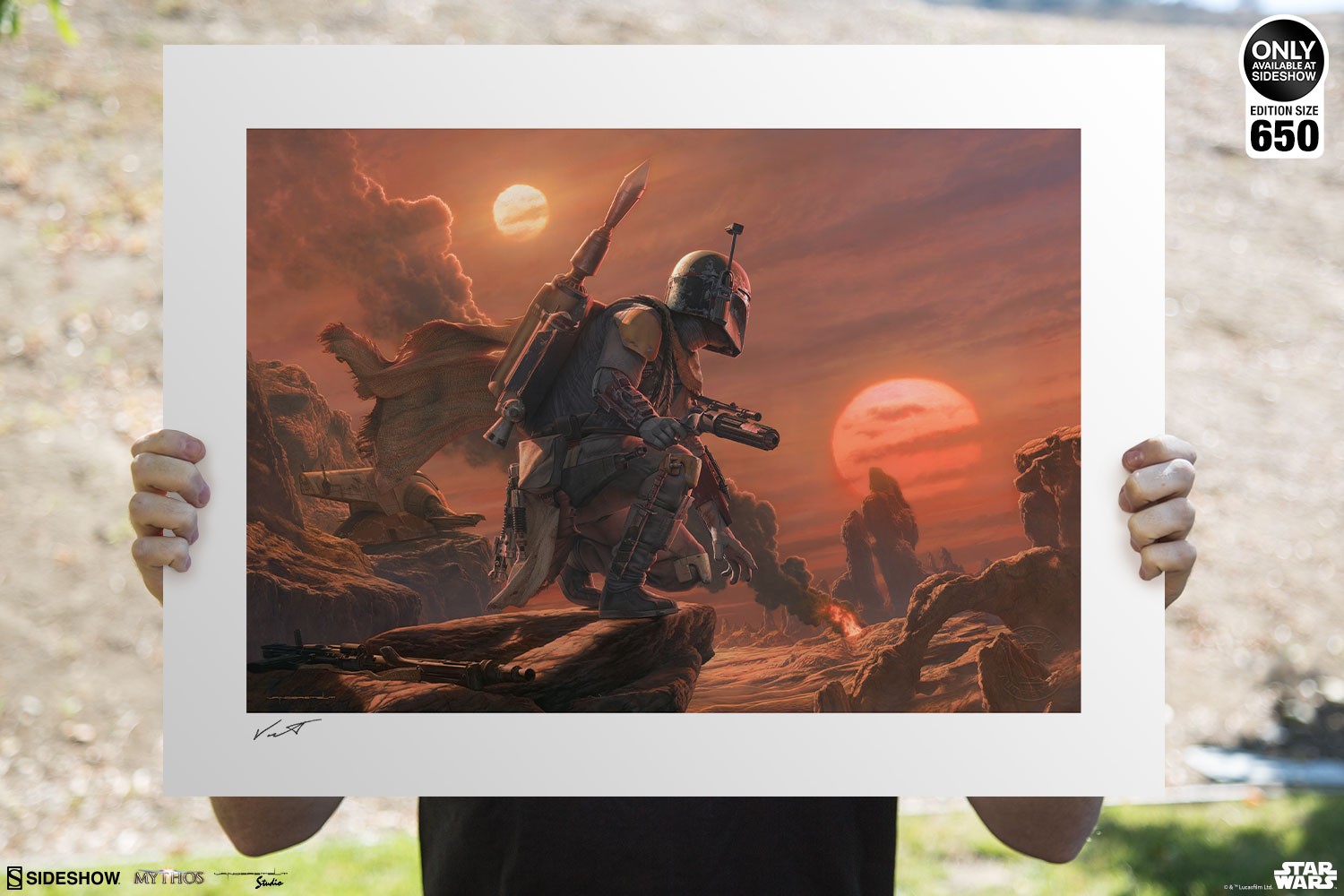 Star Wars Boba Fett: Dead or Alive Art Print  Exclusive Edition View 6