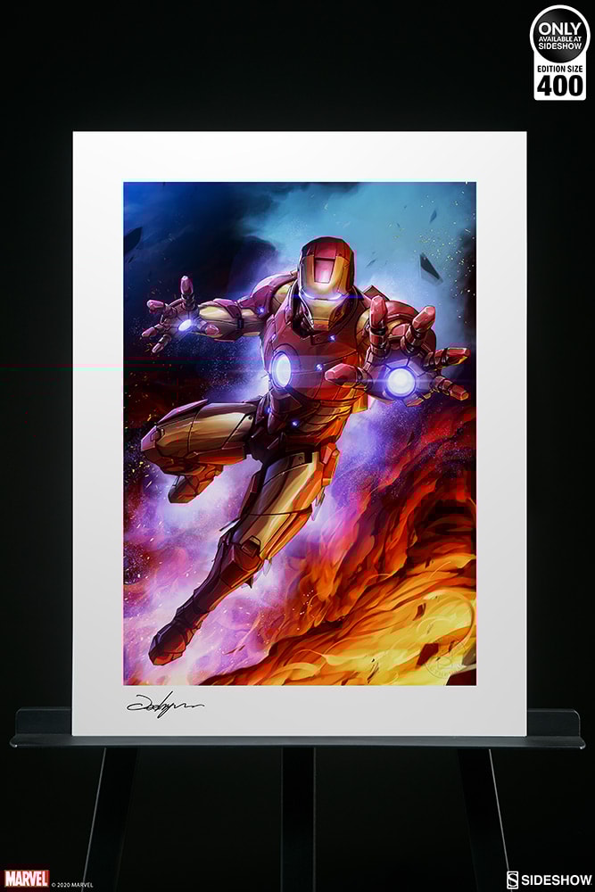 アイアンマン　アートプリント　限定 Invincible Iron Man Fine Art Print by Kael Ngu | Sideshow