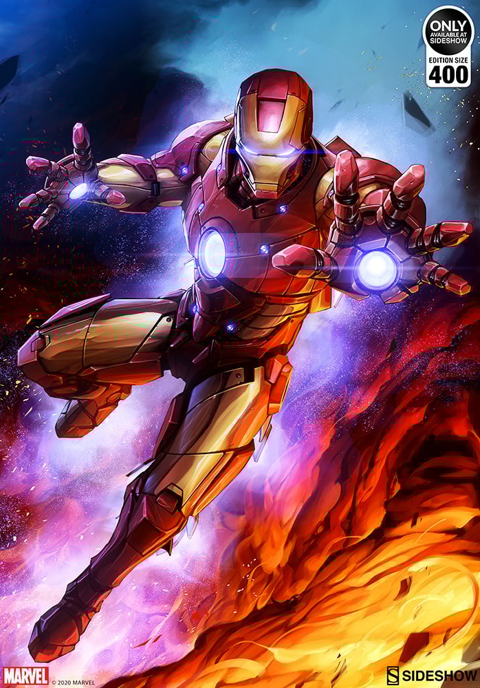 アイアンマン　アートプリント　限定 Invincible Iron Man Fine Art Print by Kael Ngu | Sideshow