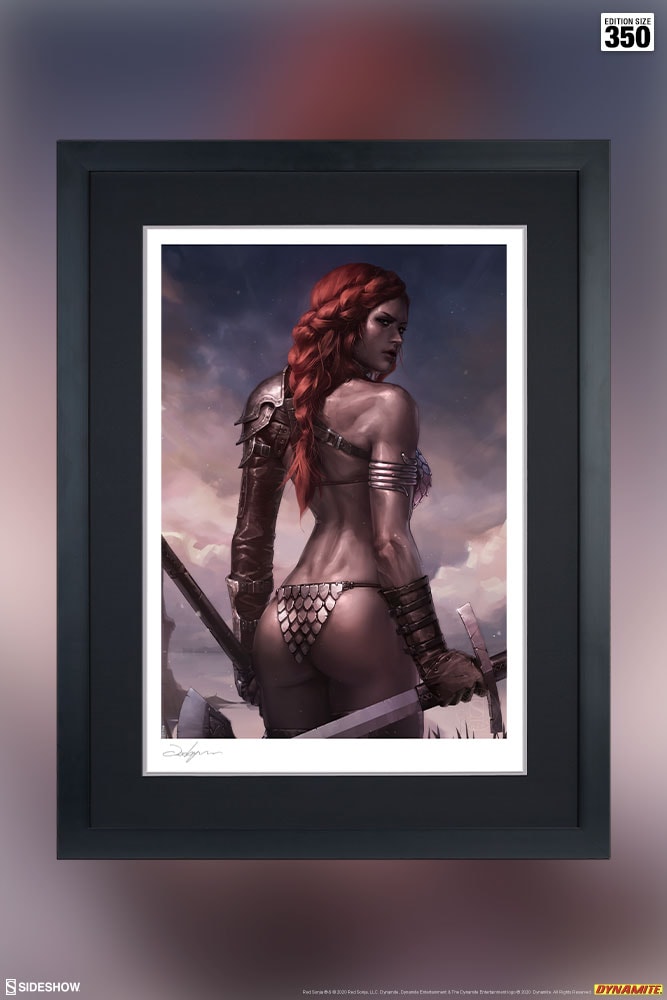 Dynamite Red Sonja: Birth of the She-Devil (Pre-Battle Version) Art Print  View 2