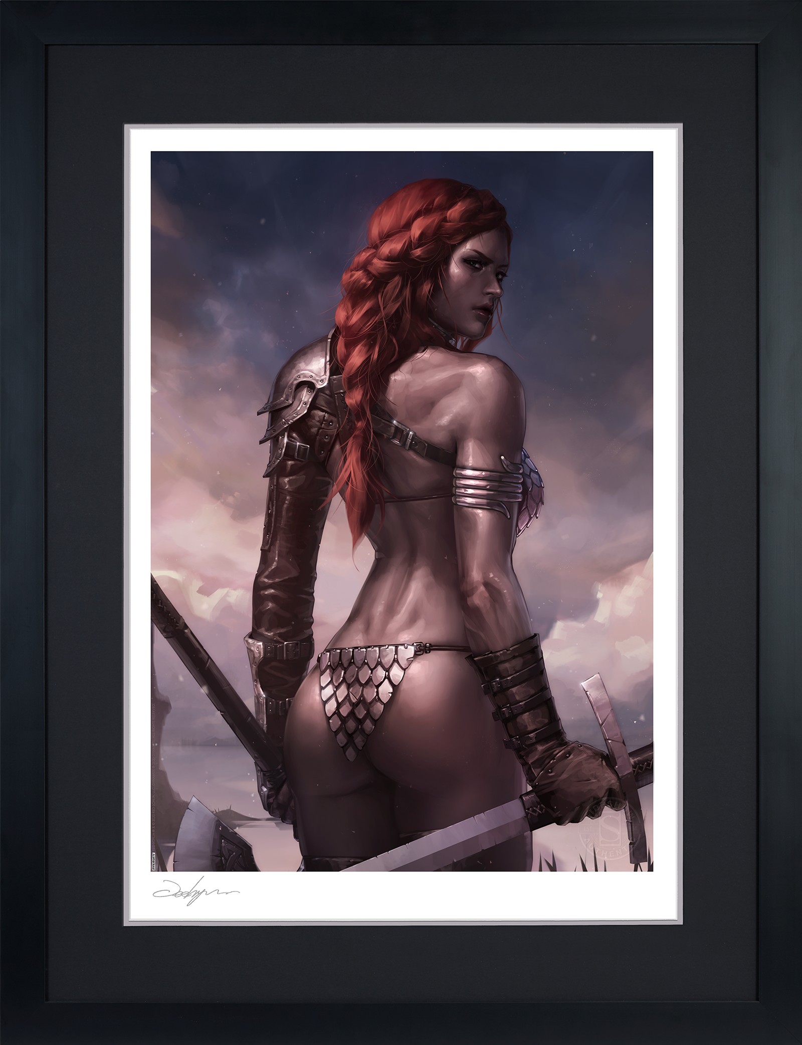 Dynamite Red Sonja: Birth of the She-Devil (Pre-Battle Version) Art Print  View 7