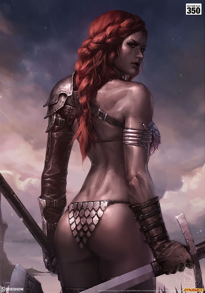 Dynamite Red Sonja: Birth of the She-Devil (Pre-Battle Version) Art Print  View 4