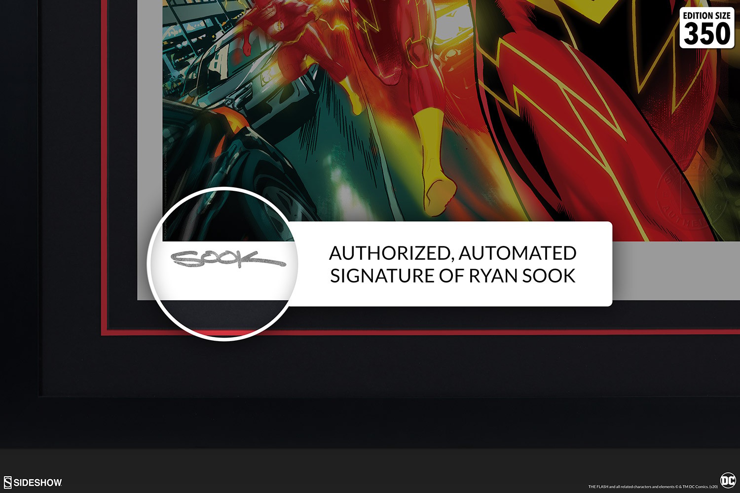 DC Comics The Flash Art Print  Exclusive Edition View 6