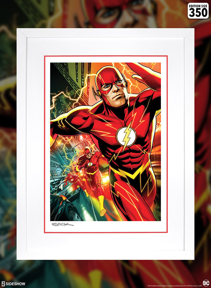 DC Comics The Flash Art Print  Exclusive Edition View 2