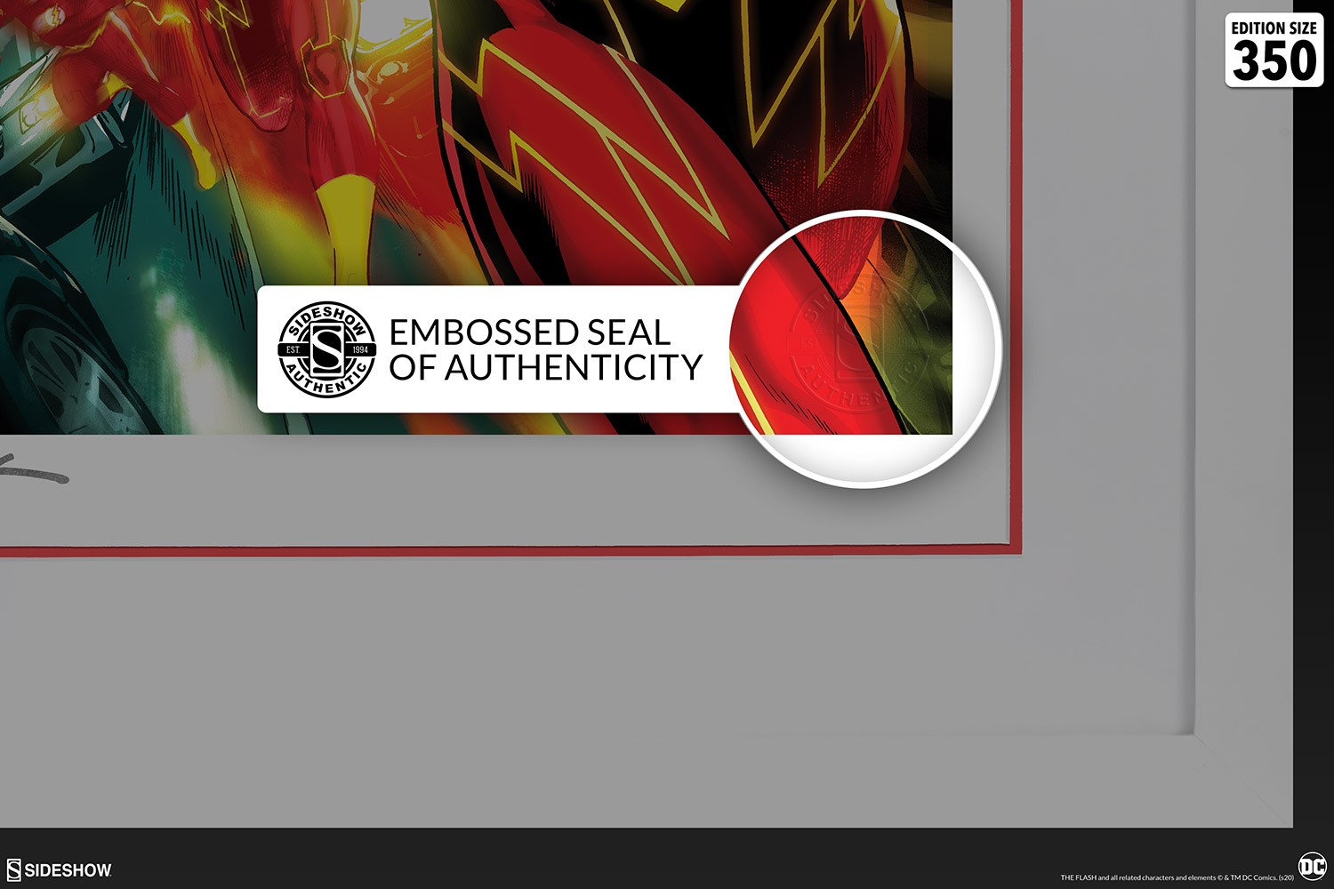 DC Comics The Flash Art Print  Exclusive Edition View 7