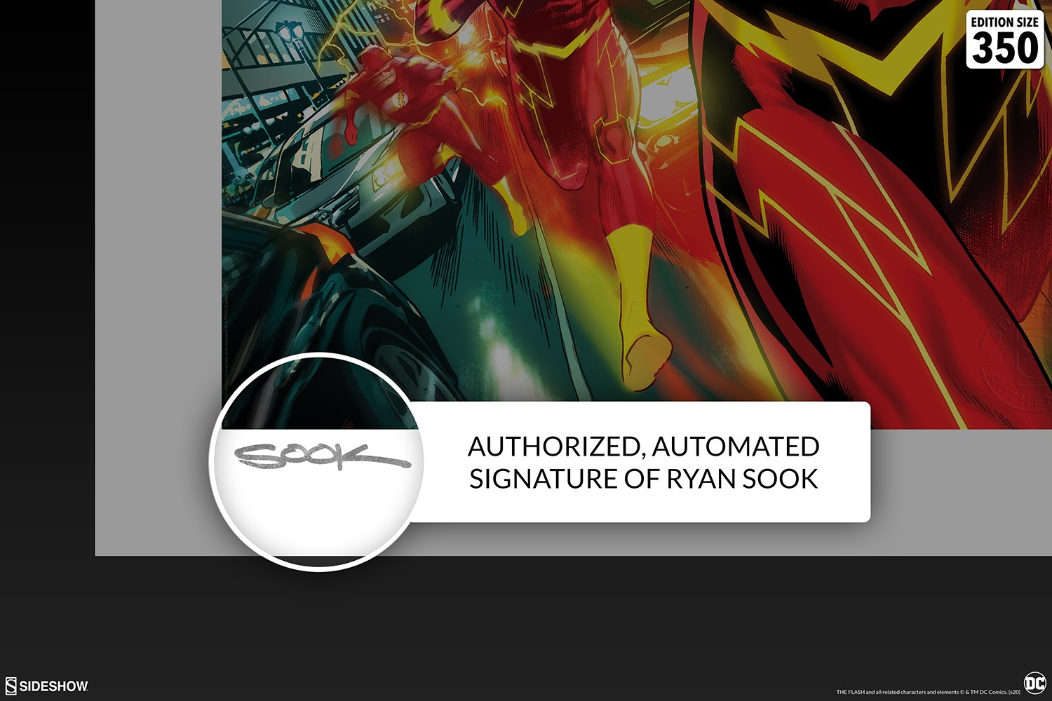 DC Comics The Flash Art Print  Exclusive Edition View 4
