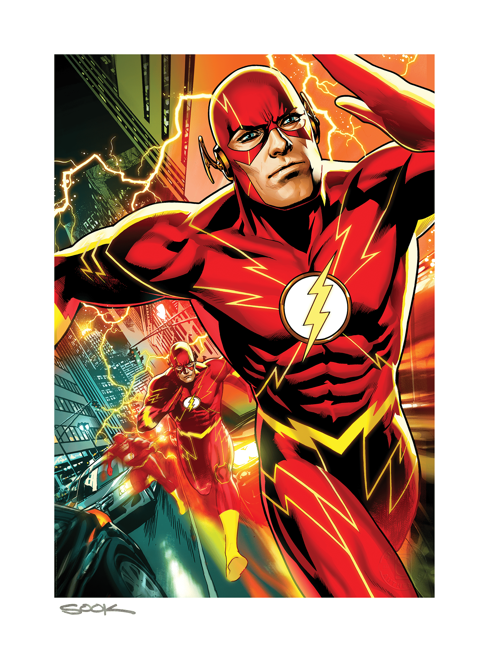 DC Comics The Flash Art Print  Exclusive Edition View 7