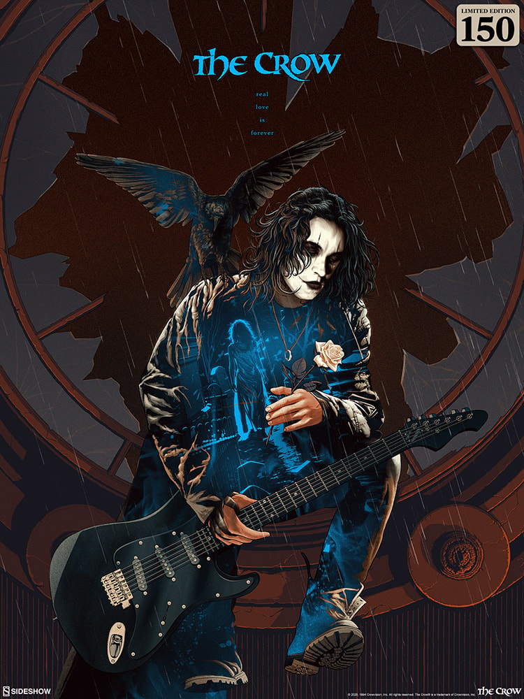 Evolution USA The Crow: Real Love Is Forever Variant Art Print  Exclusive Edition View 4