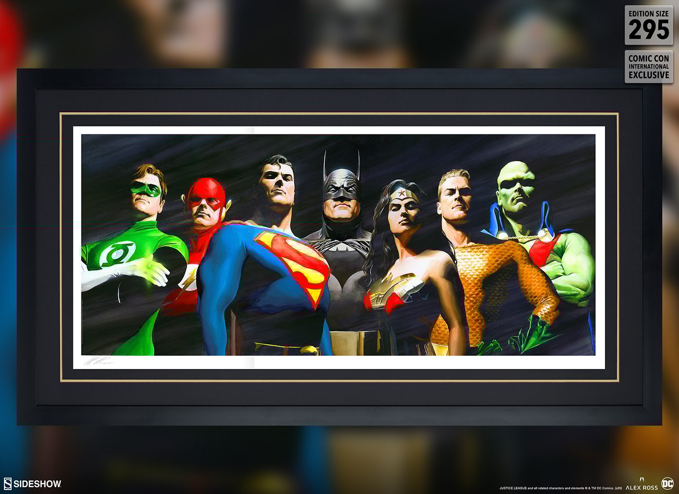 Original Seven Deluxe Fine Art Lithograph by Alex Ross Sideshow