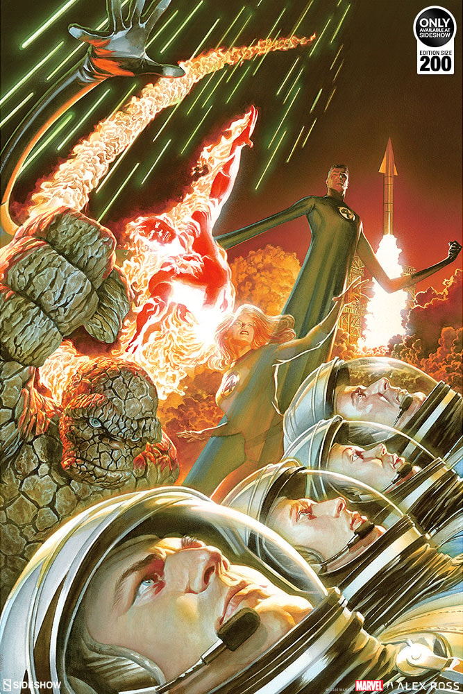 Marvel Marvel 75th Anniversary: Fantastic Four Art Print  Exclusive Edition View 4