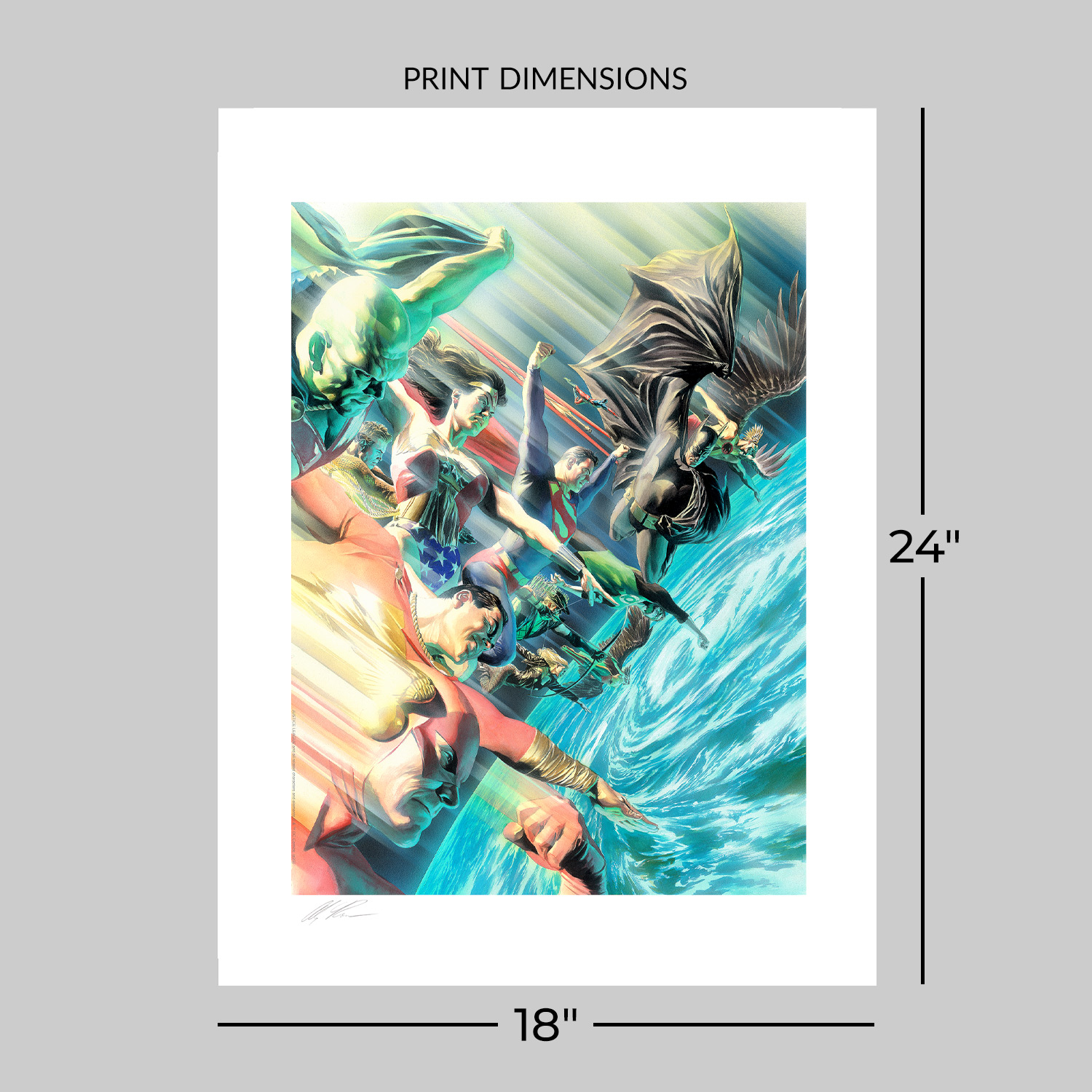 DC Comics Protectors of the Universe Art Print  View 2