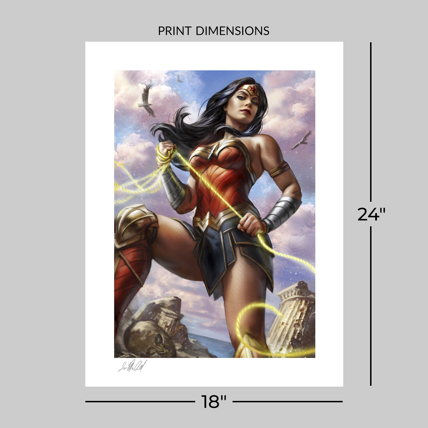Wonder Woman 755 Fine Art Print by Ian MacDonald | Sideshow