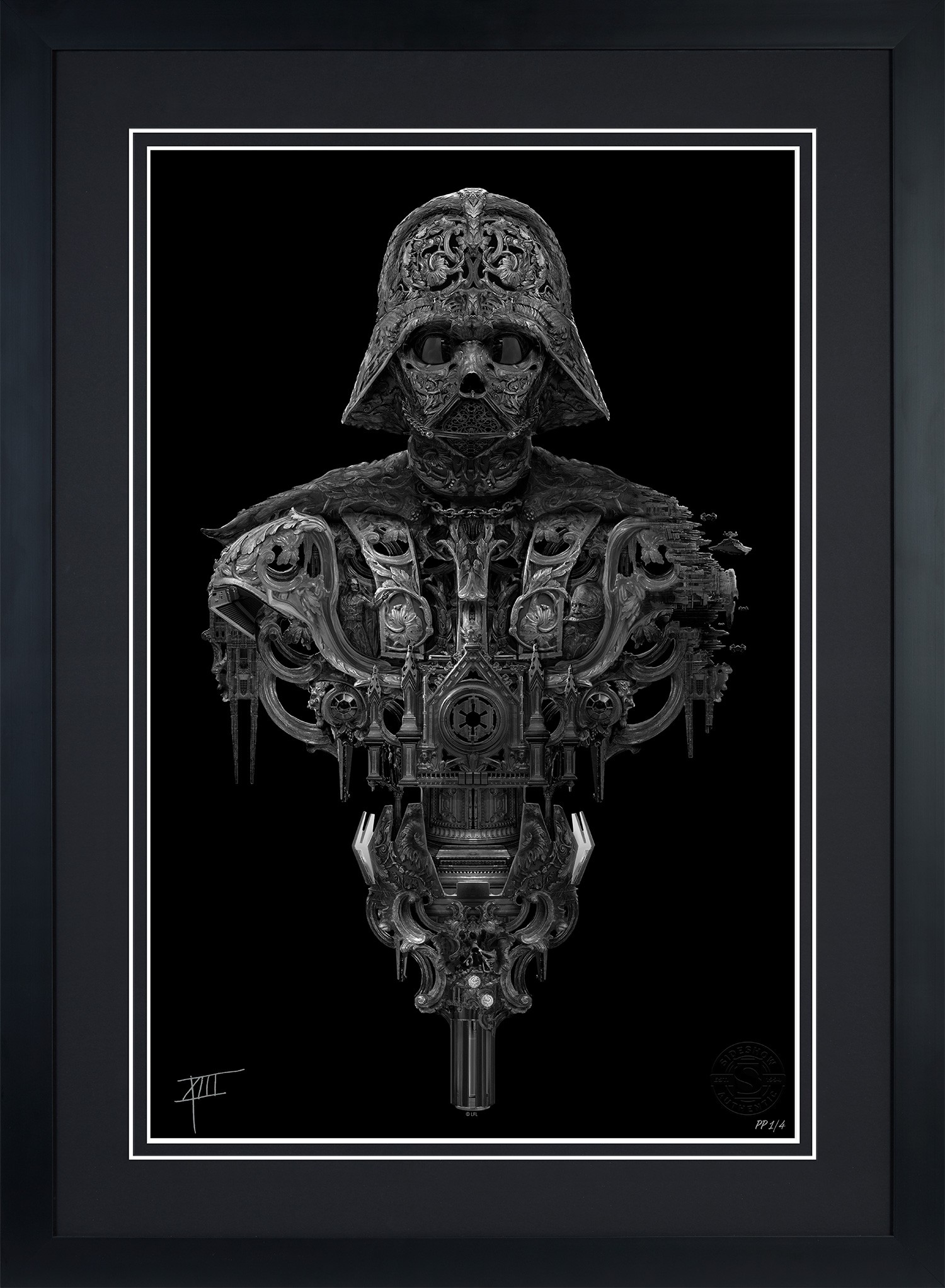 Star Wars Darth Vader™ (High-Gloss Black Edition) Art Print  Exclusive Edition View 6