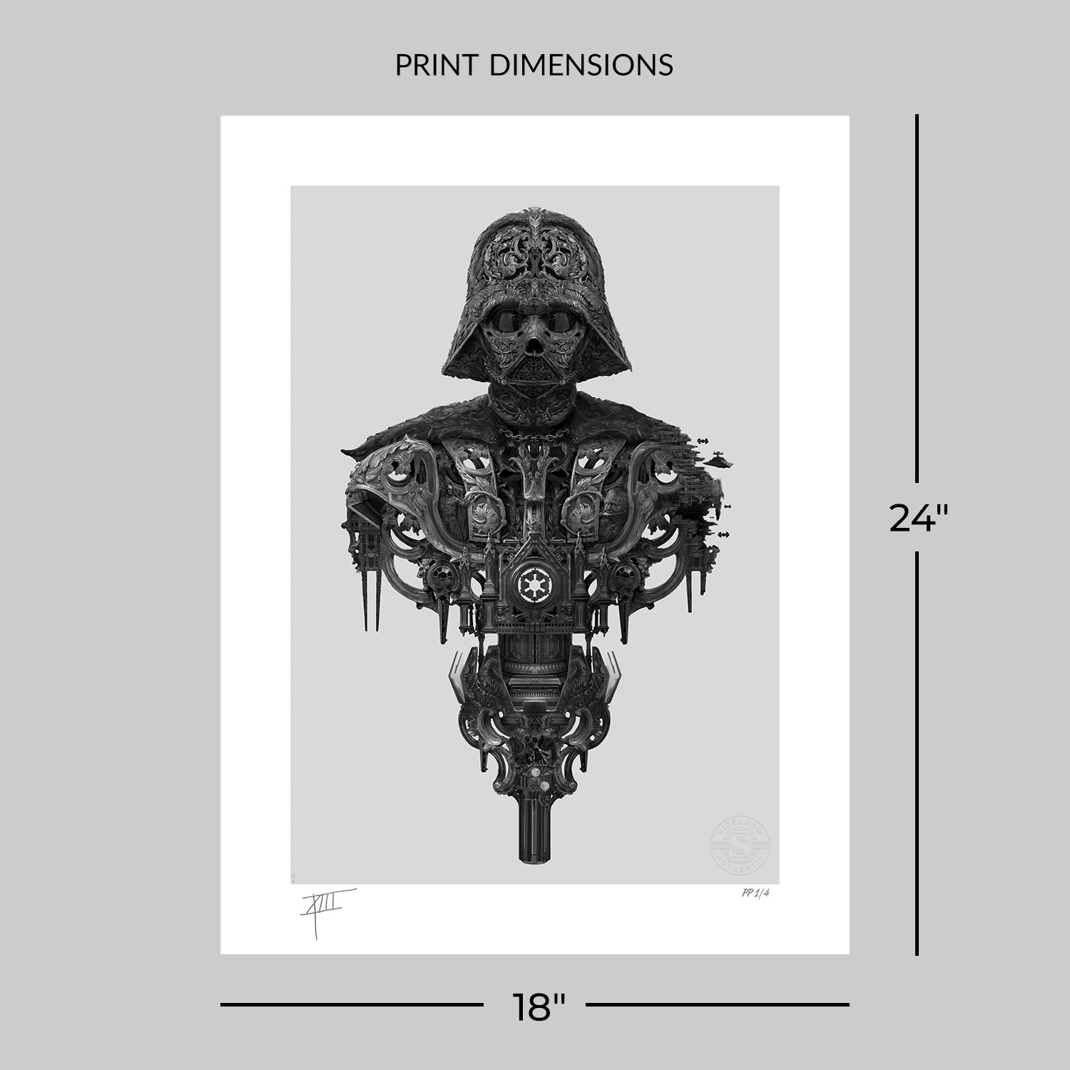 Star Wars Darth Vader™ Art Print  Exclusive Edition View 2