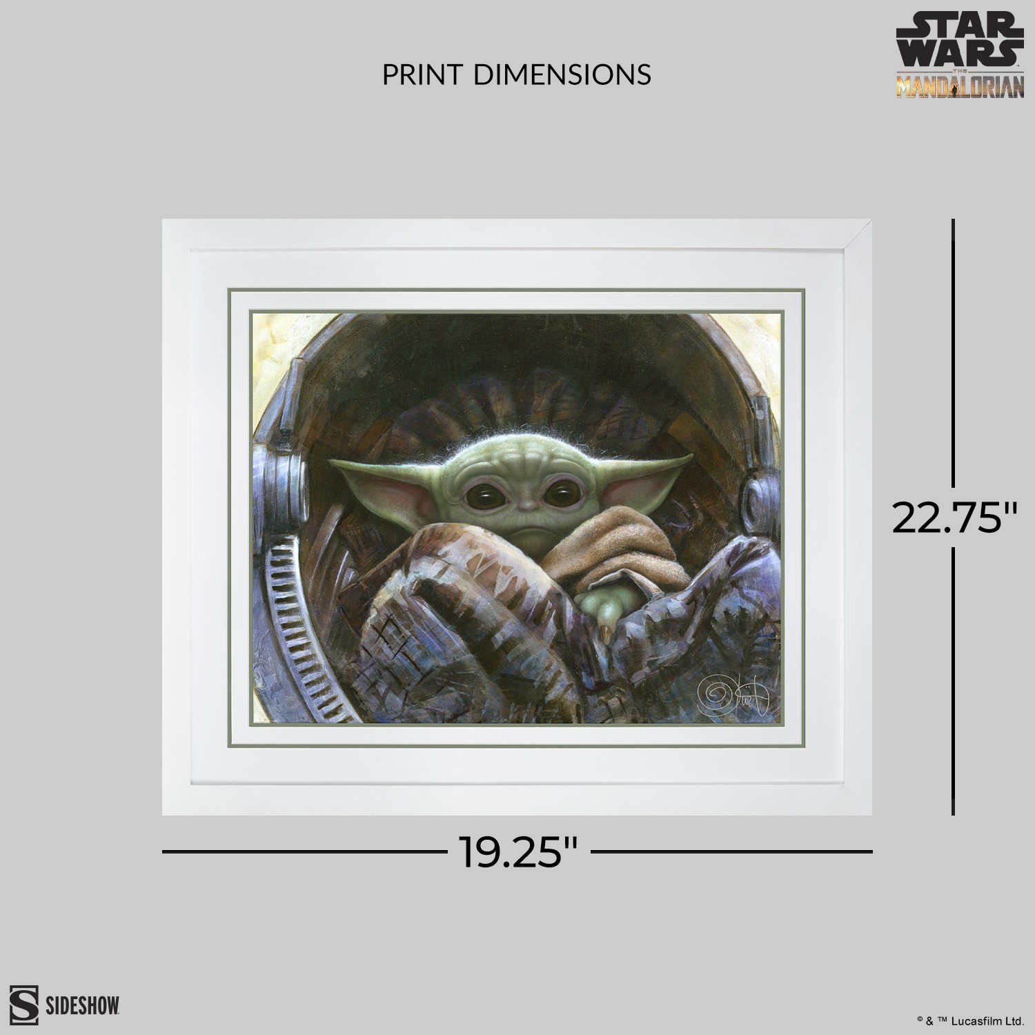 Star Wars The Child Art Print  Exclusive Edition View 2