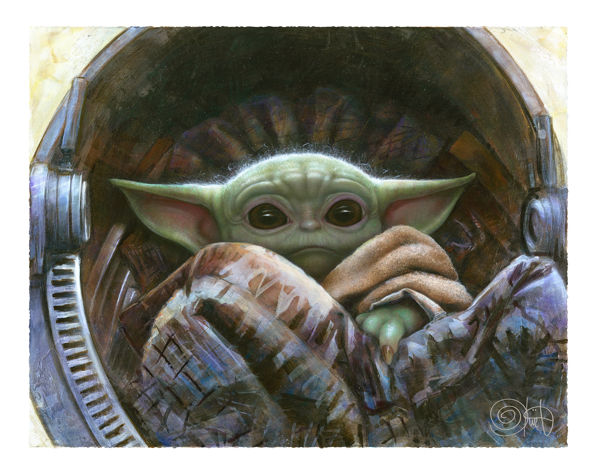 Star Wars The Child Art Print  View 4