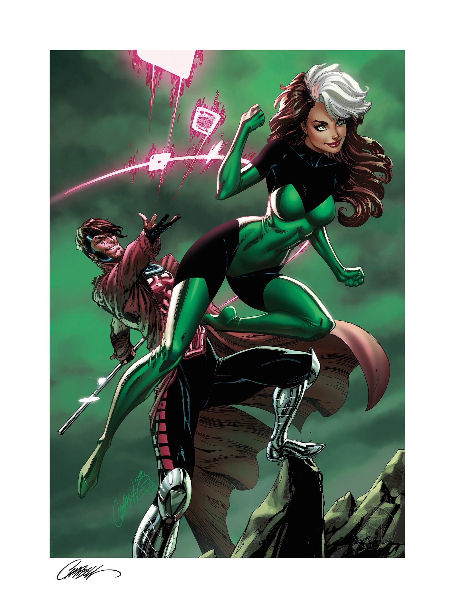 Marvel Uncanny X-Men: Rogue & Gambit Art Print  View 5