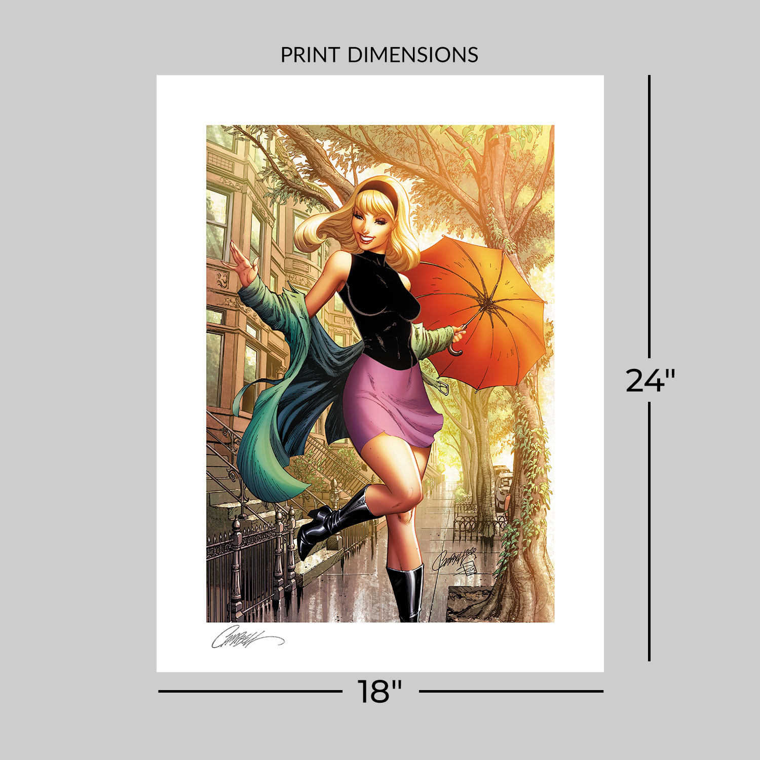 Marvel Gwen Stacy #1 – Summer Art Print  View 2