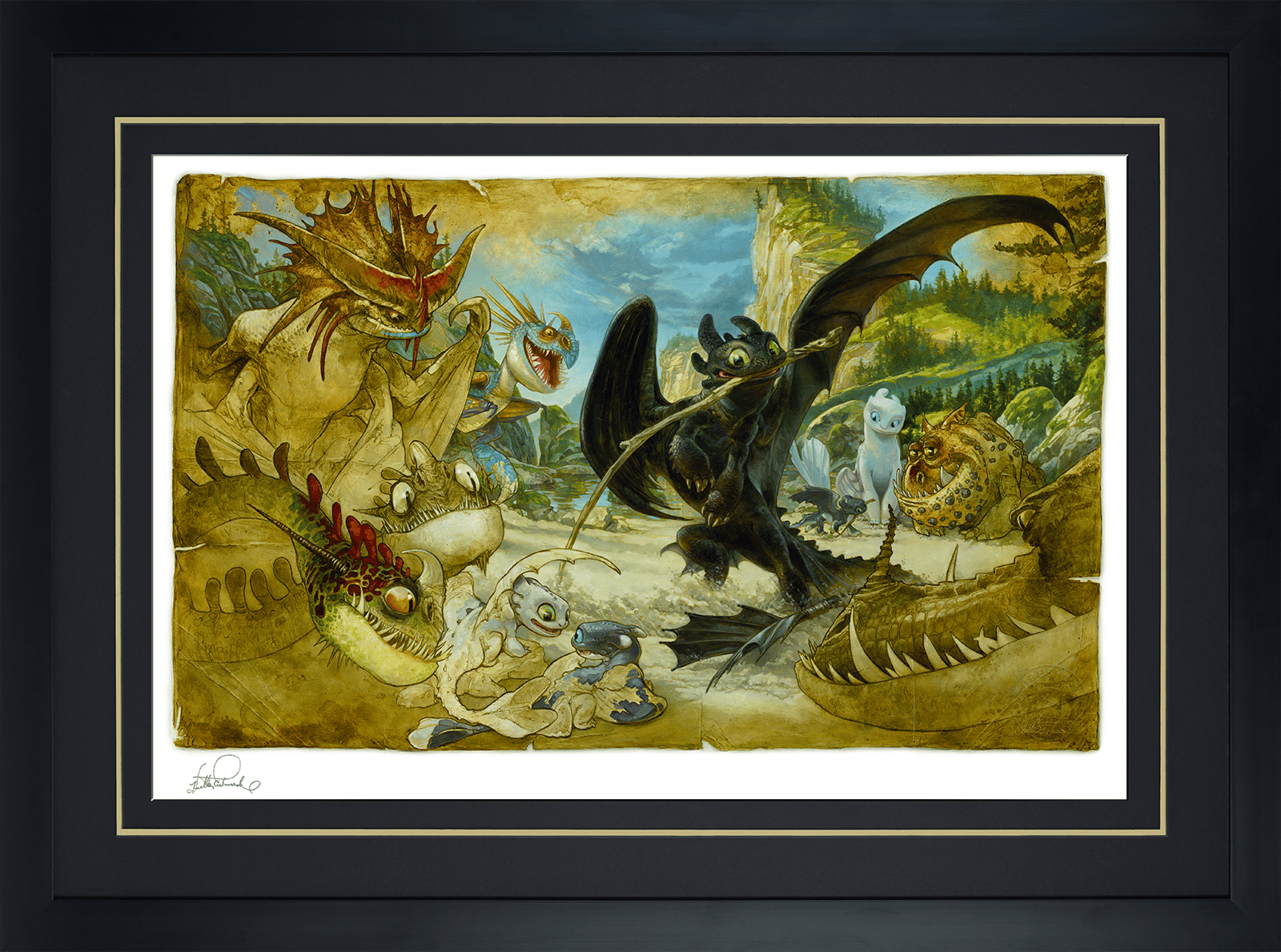 How to Train Your Dragon How To Draw Your Dragon Art Print  Exclusive Edition View 7
