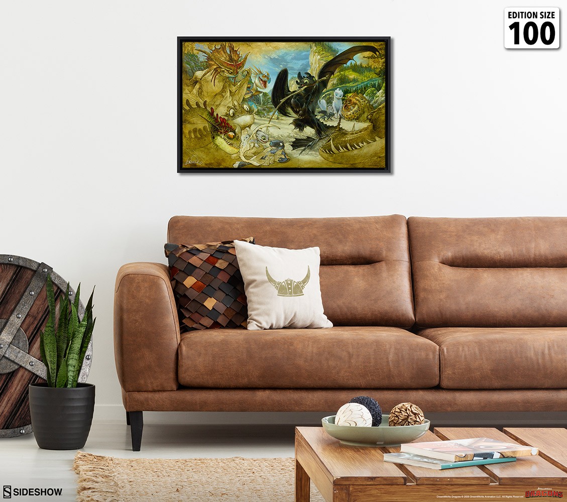 How to Train Your Dragon How To Draw Your Dragon Art Print  Exclusive Edition View 3