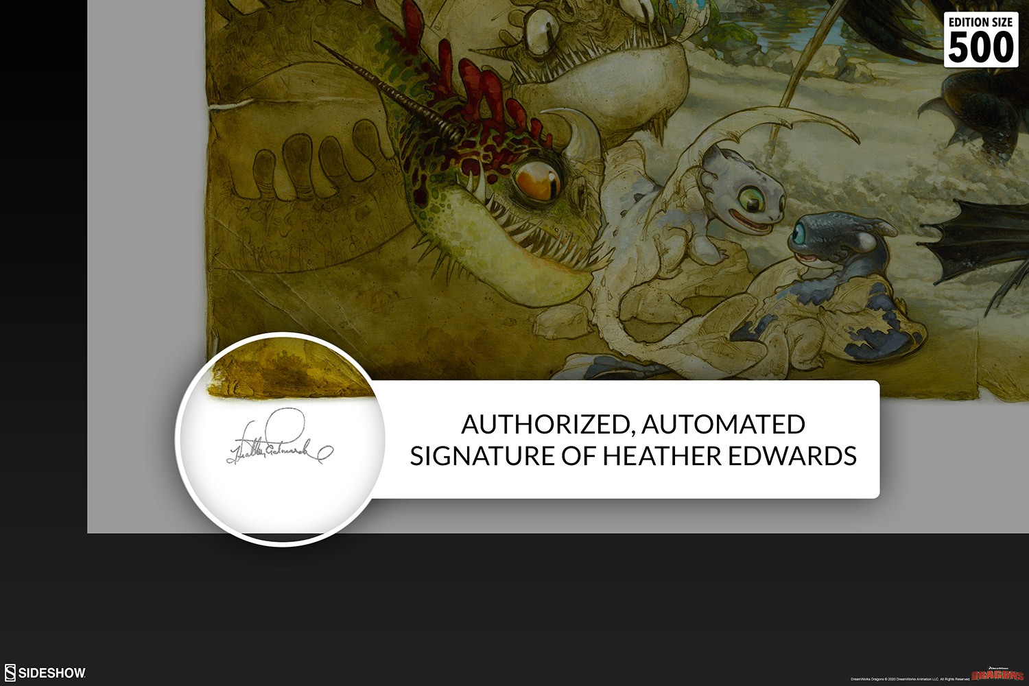 How to Train Your Dragon How To Draw Your Dragon Art Print  Exclusive Edition View 4