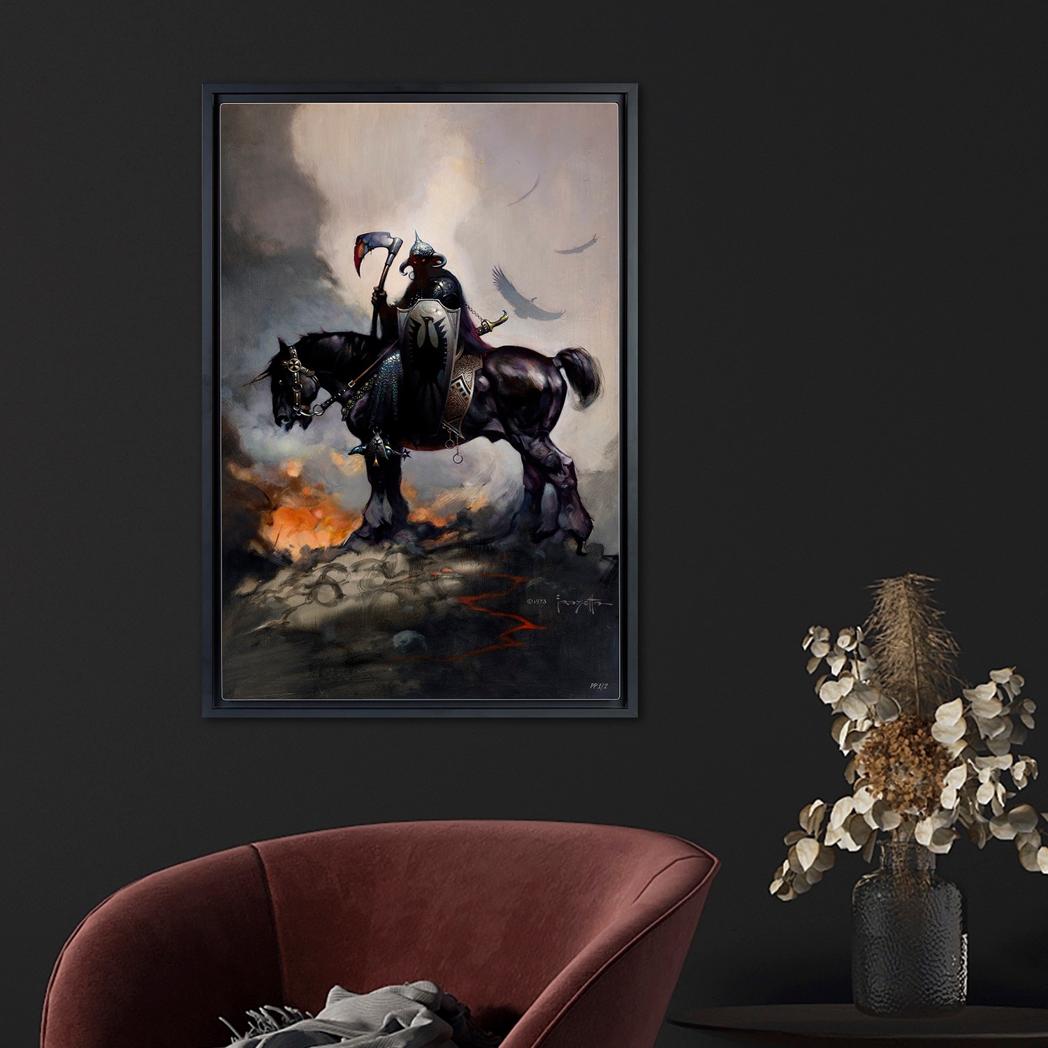 Frank Frazetta Death Dealer I Art Print  View 1