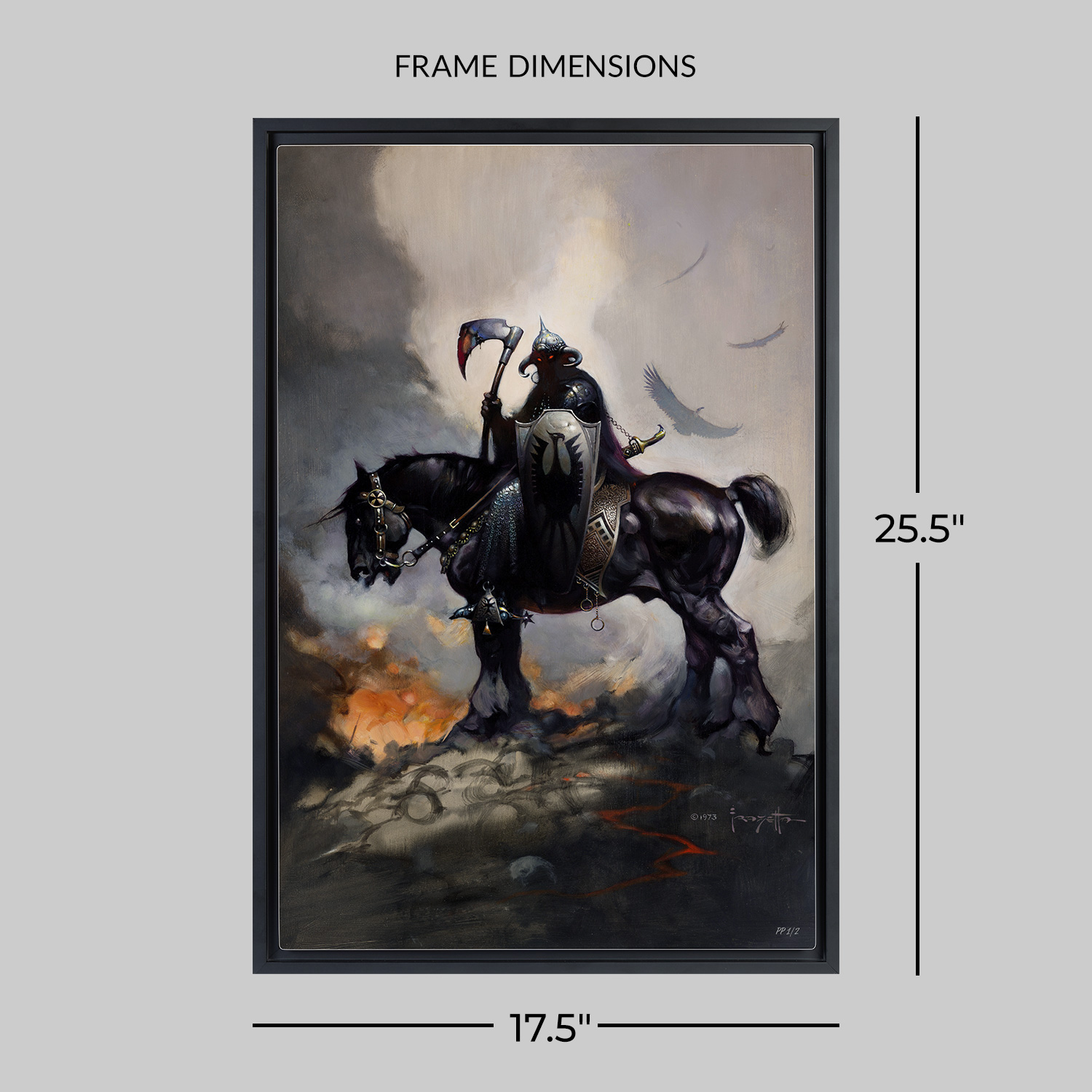 Frank Frazetta Death Dealer I Art Print  View 2