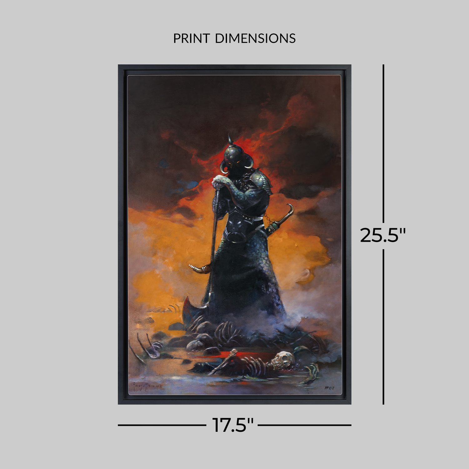 Frank Frazetta Death Dealer III (Revised) Art Print  View 2