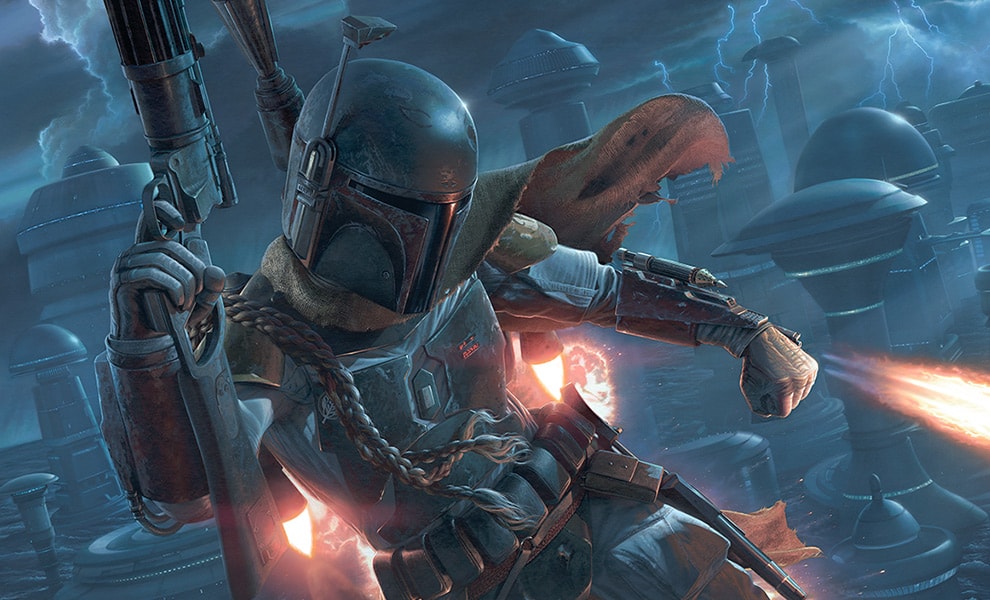 Star Wars The Mercenary Art Print  Exclusive Edition View 1