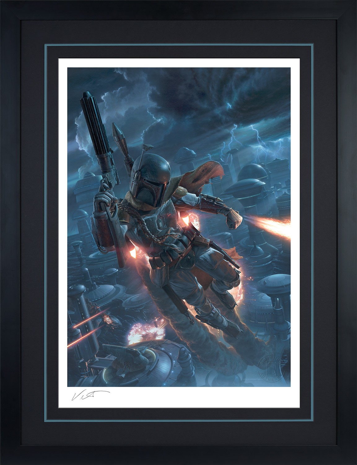Star Wars The Mercenary Art Print  Exclusive Edition View 7