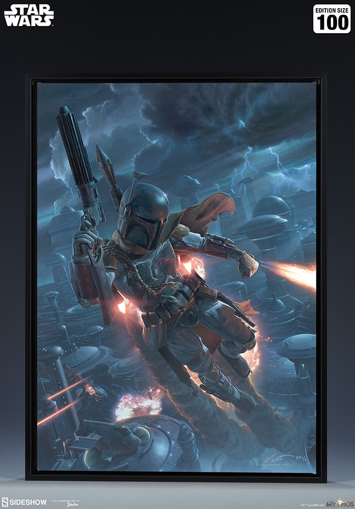 Star Wars The Mercenary Art Print  Exclusive Edition View 2