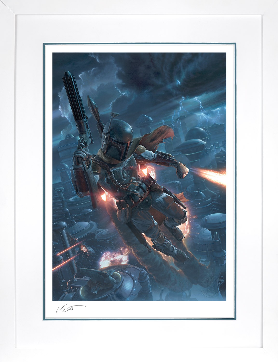 Star Wars The Mercenary Art Print  Exclusive Edition View 7