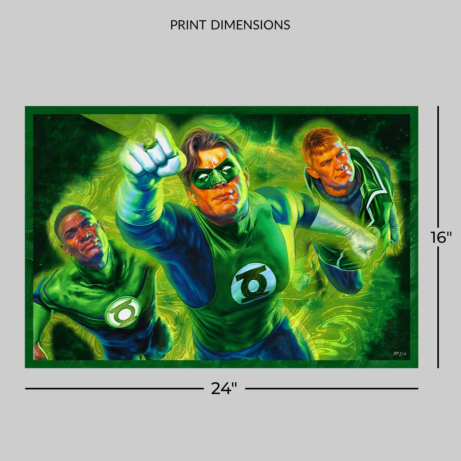 DC Comics Green Lantern™ Art Print  Exclusive Edition View 2