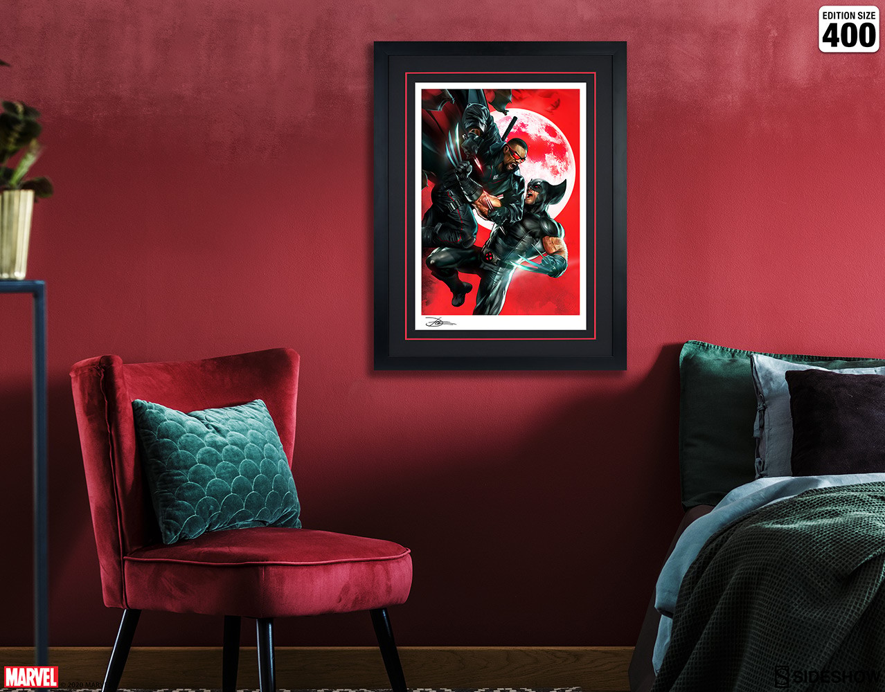 Marvel Wolverine vs Blade Art Print  Exclusive Edition View 3