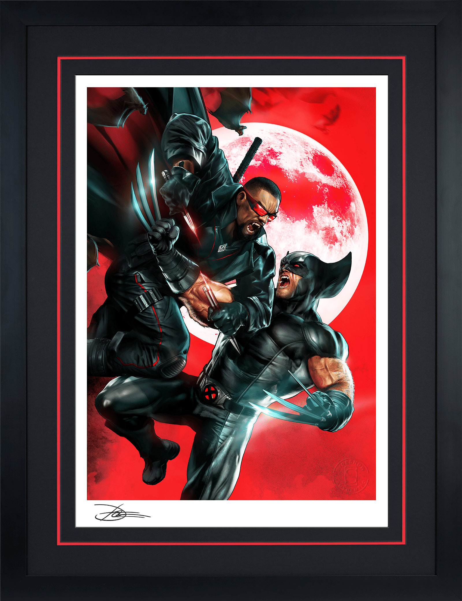 Marvel Wolverine vs Blade Art Print  Exclusive Edition View 7