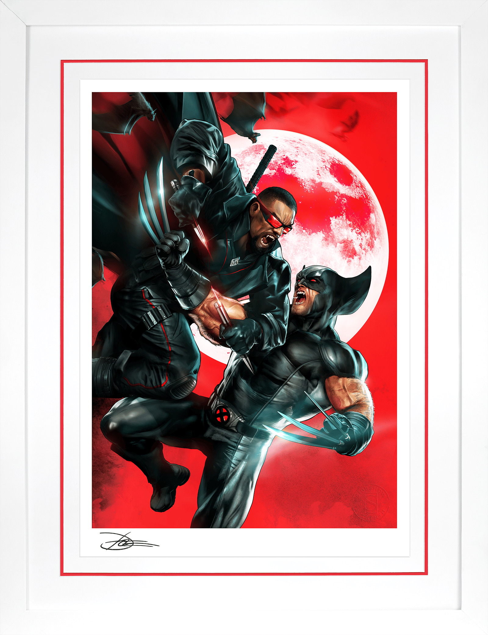 Marvel Wolverine vs Blade Art Print  Exclusive Edition View 7