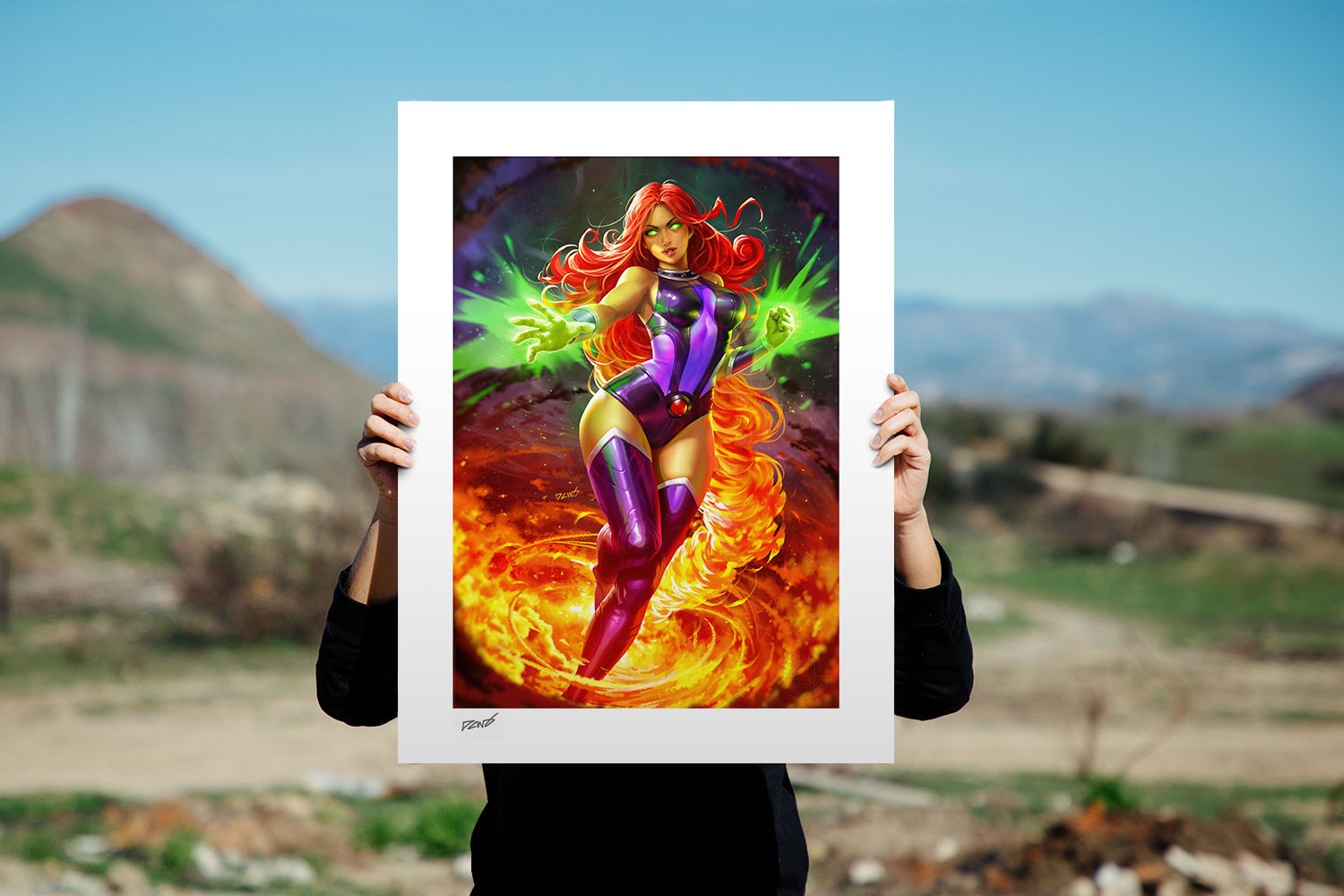 DC Comics Starfire Art Print  Exclusive Edition View 1