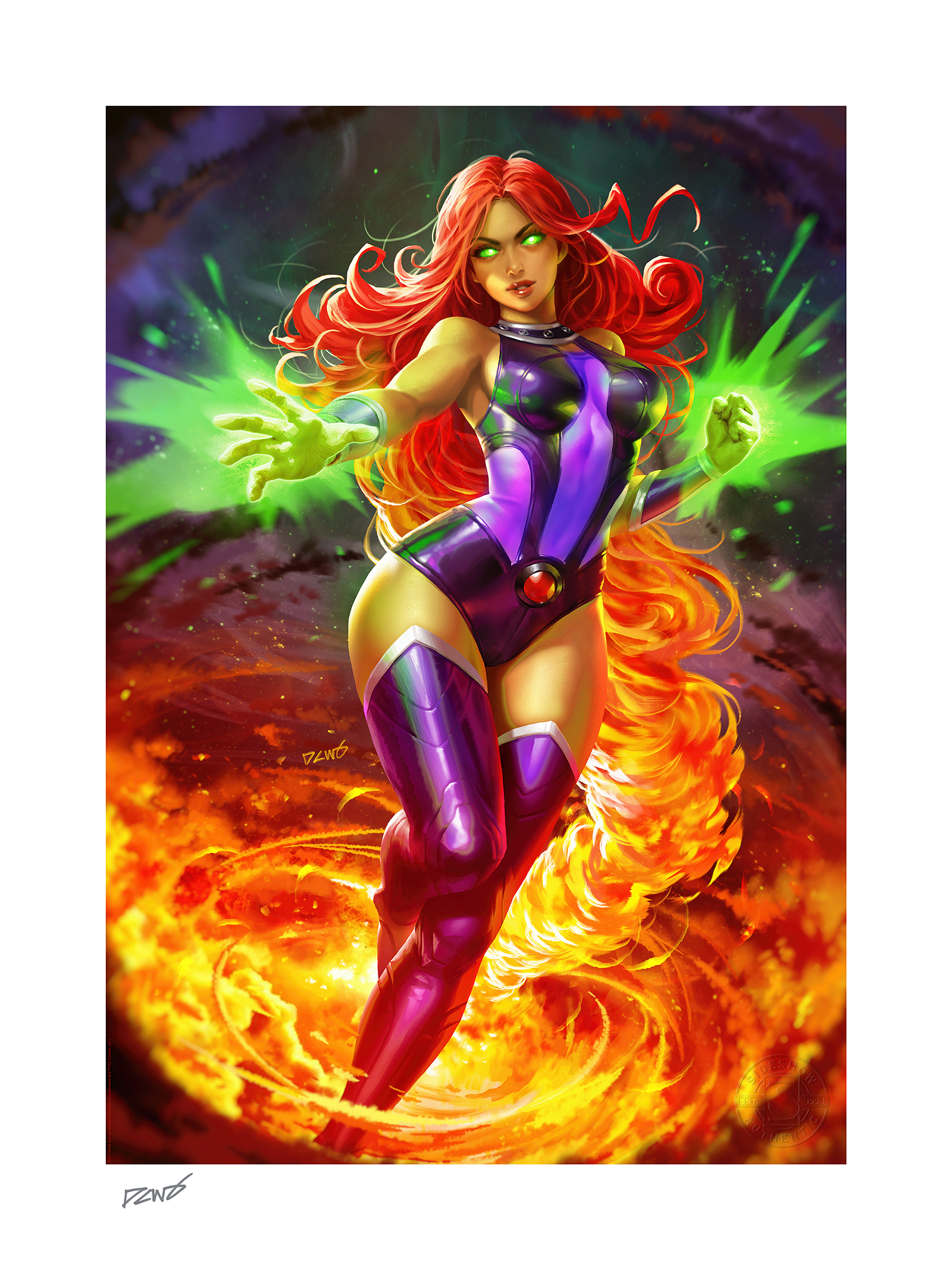 入荷通知 アプリ おすすめ Fine Starfire Art Collectibles Sideshow | Chew Derrick by Print アメコミ