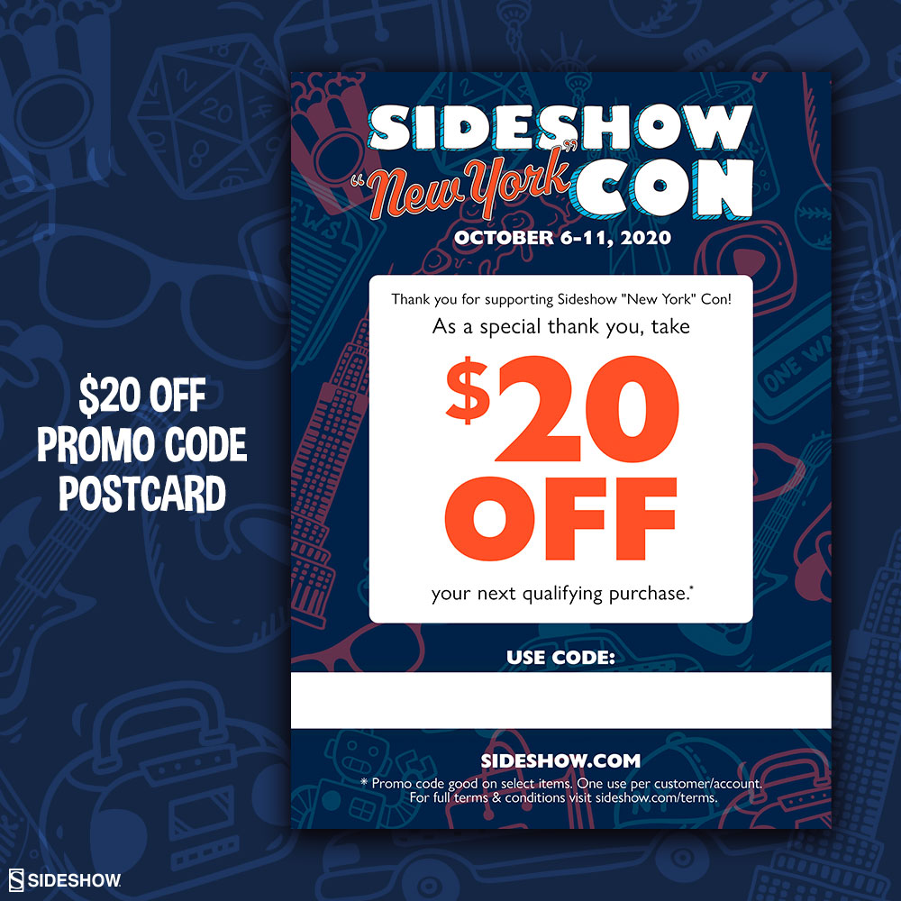 2020 Sideshow 'New York' Con Swag View 6