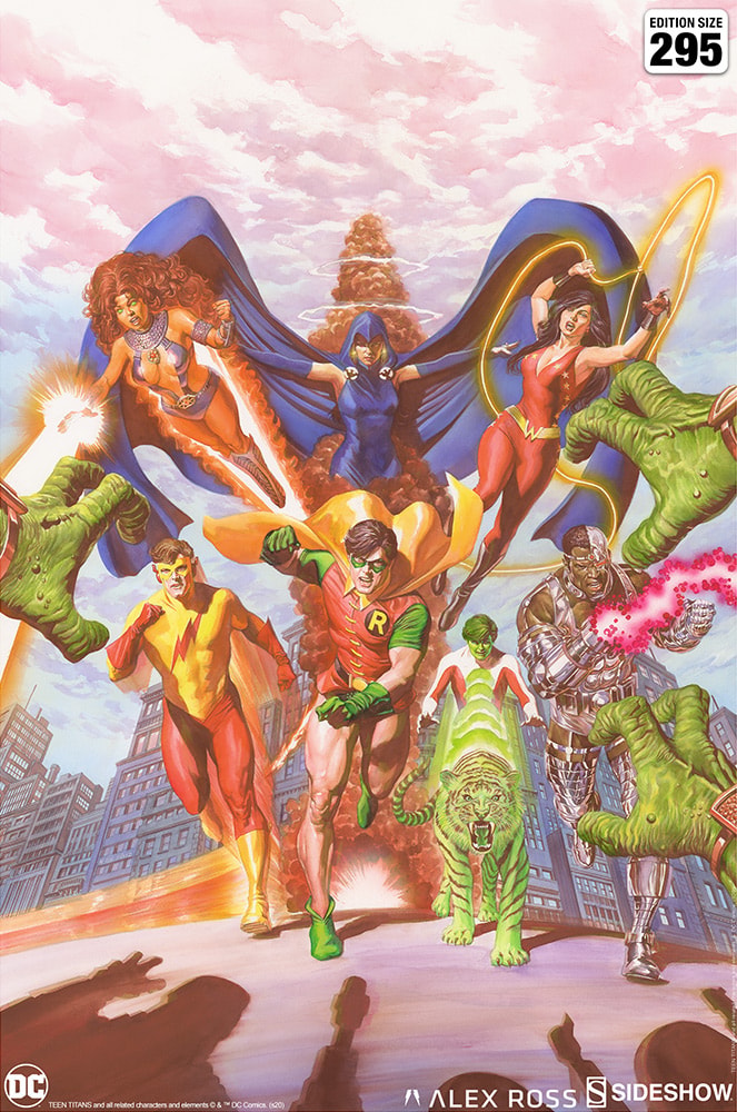 DC Comics Teen Titans: Tribute Art Print  Exclusive Edition View 4