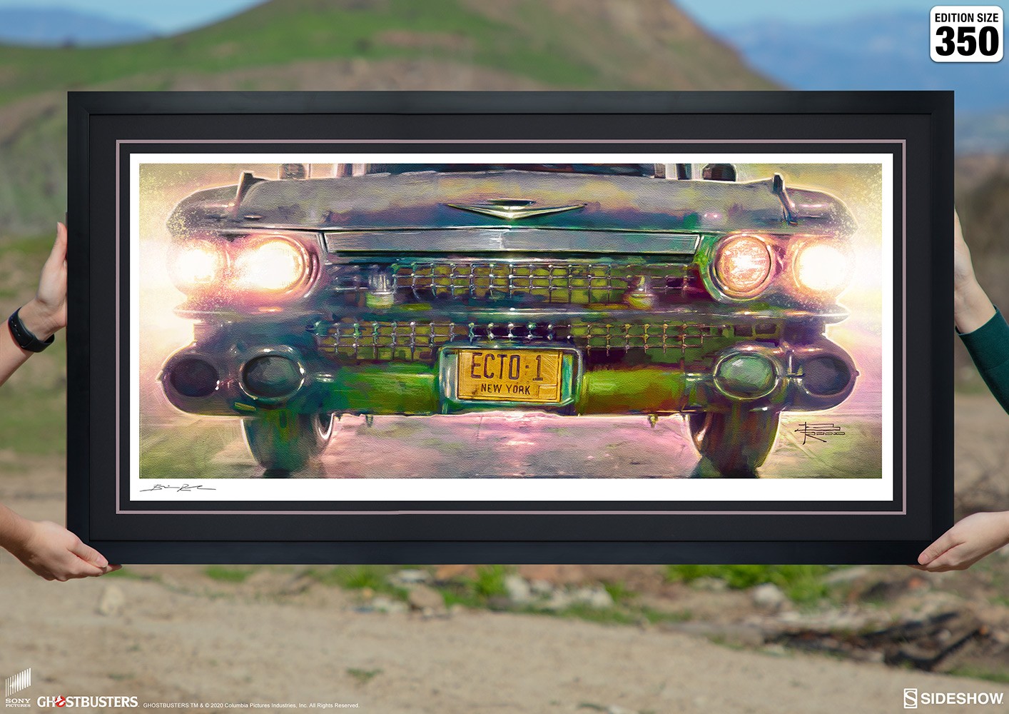 Ghostbusters Ecto-1 Art Print  Exclusive Edition View 7