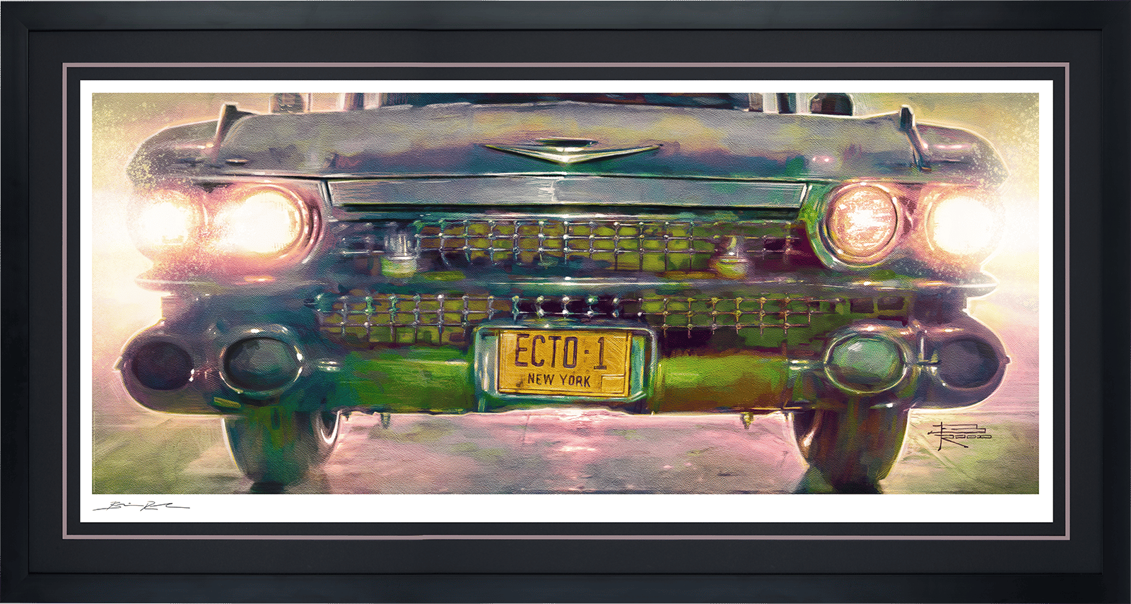 Ghostbusters Ecto-1 Art Print  Exclusive Edition View 8