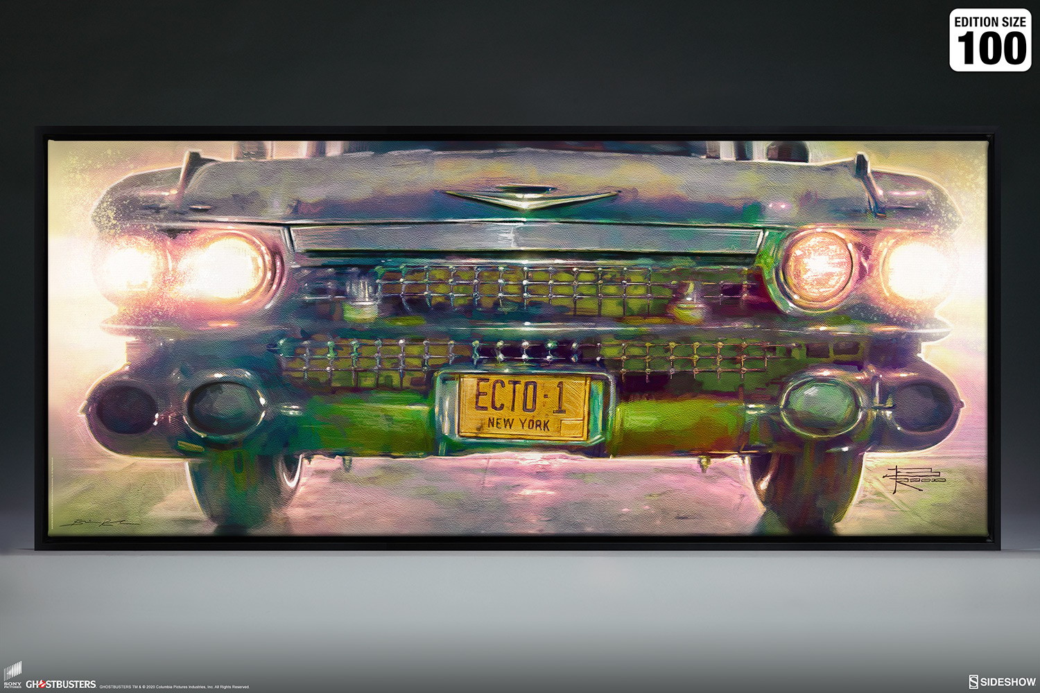 Ghostbusters Ecto-1 Art Print  Exclusive Edition View 2